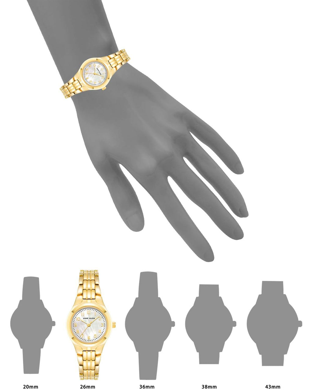 Reloj Análogo Mujer Anne Klein Dorado 10/5490MPGB