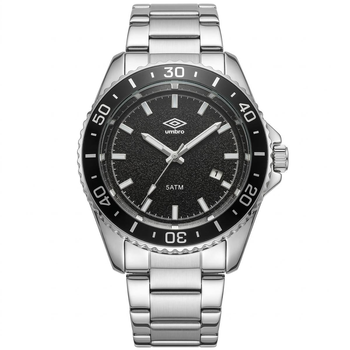 Reloj Análogo Hombre Umbro Plus Plateado UMBP-1500-142