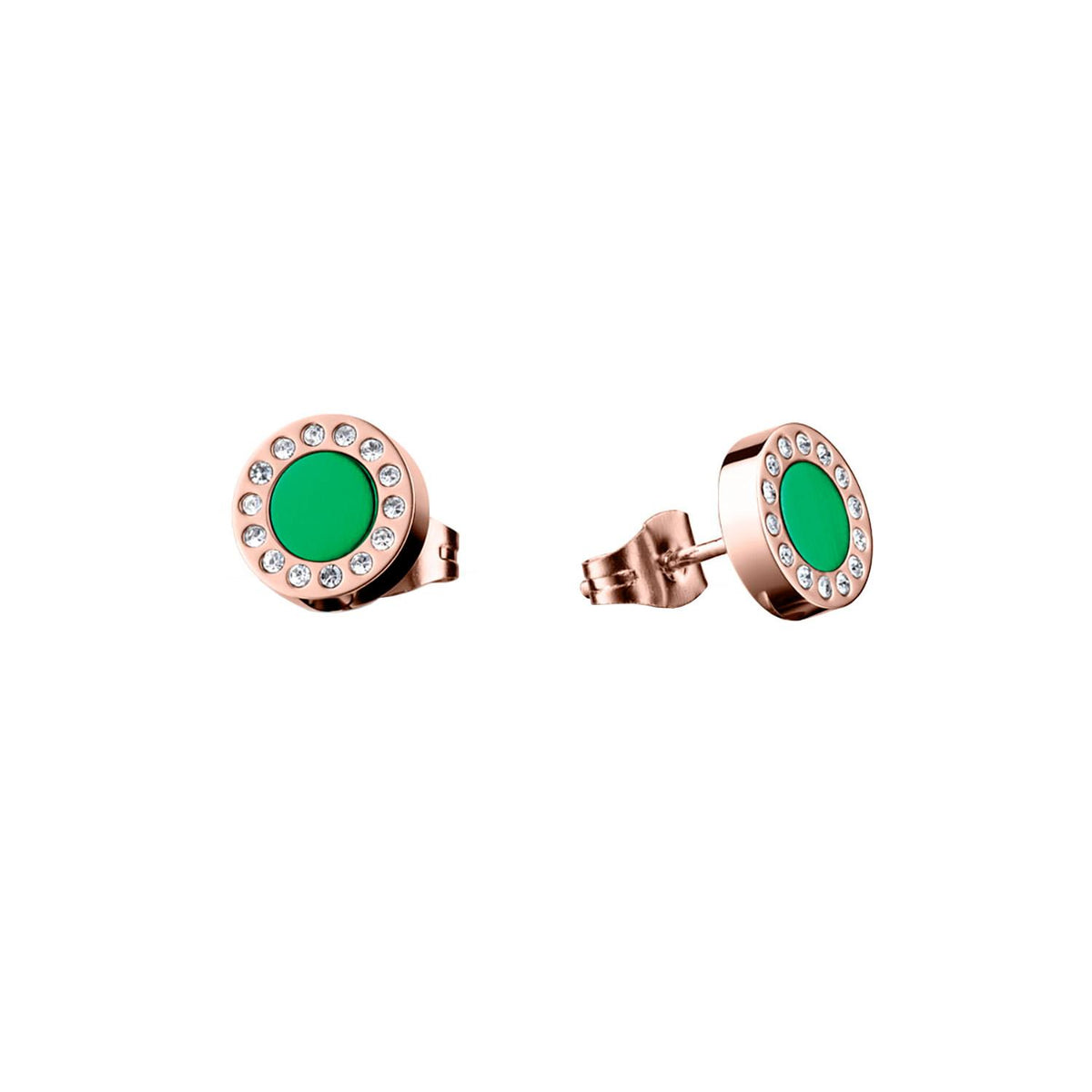 Aros Bering 707-355-05 Dorados - Verde / Tamaño Único