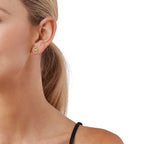 Aros Michael Kors Dorado Mujer