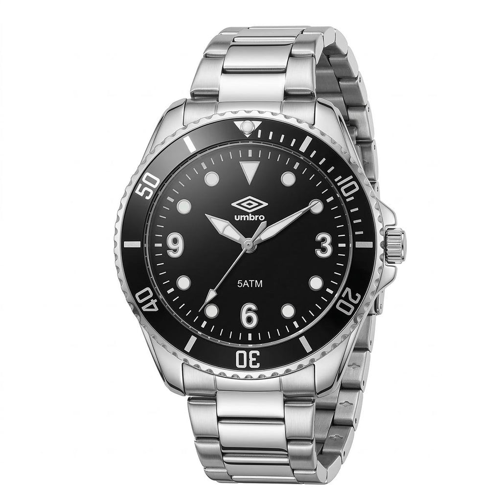 Reloj Análogo Hombre Umbro Plus Plateado UMBP-1500-153