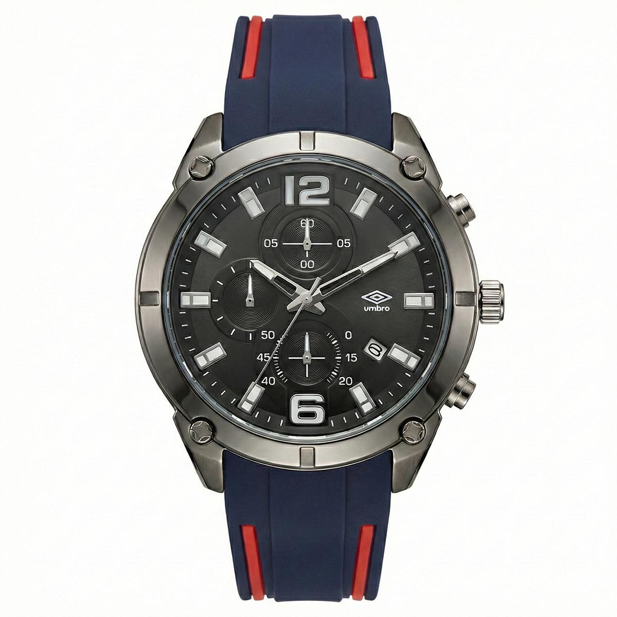 Reloj Análogo Hombre Umbro Plus Azul/Rojo UMBP-1500-92