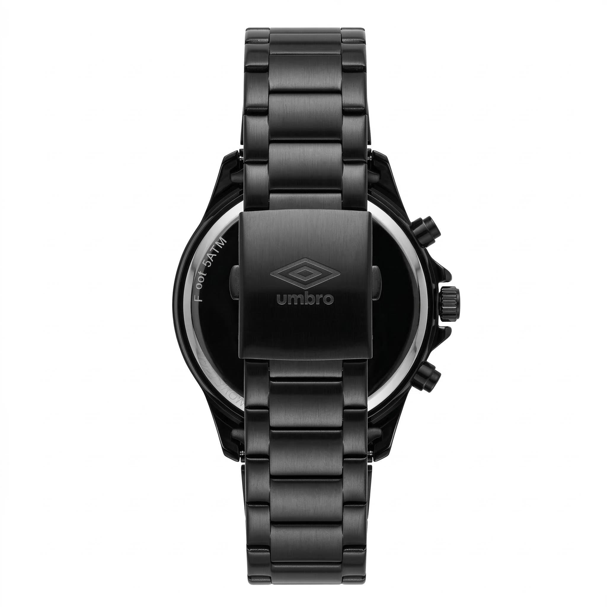 Reloj Análogo Hombre Umbro Plus Negro UMBP-1500-158