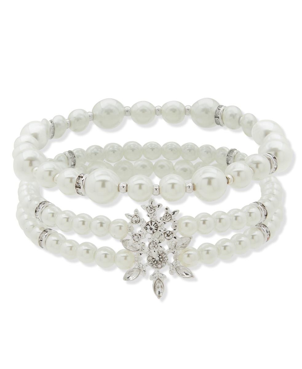 Pulsera Anne Klein Plateada 01B00895