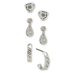 Set de Aros Mujer Anne Klein Bundled Up pla