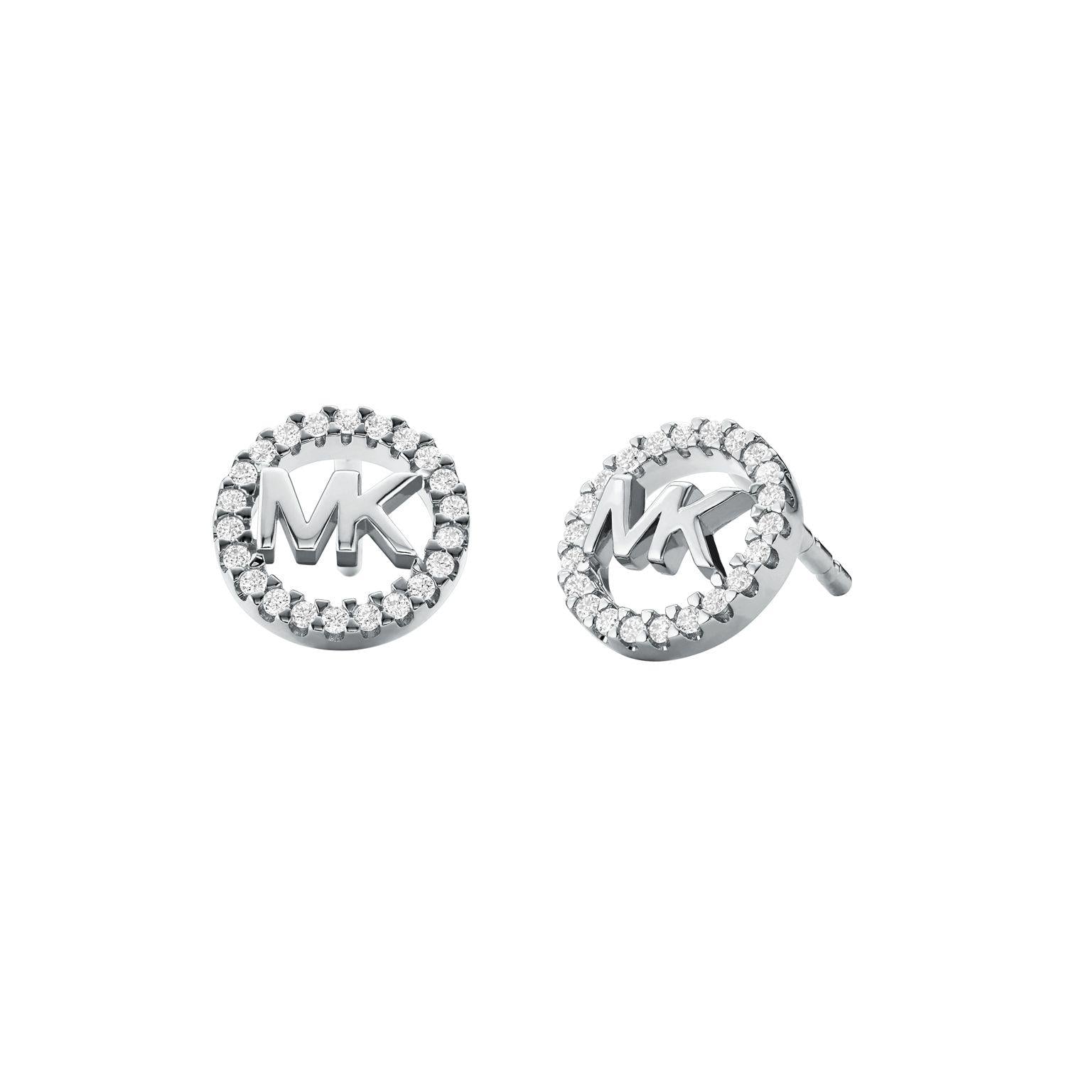 Aros Michael Kors Plateado Mujer