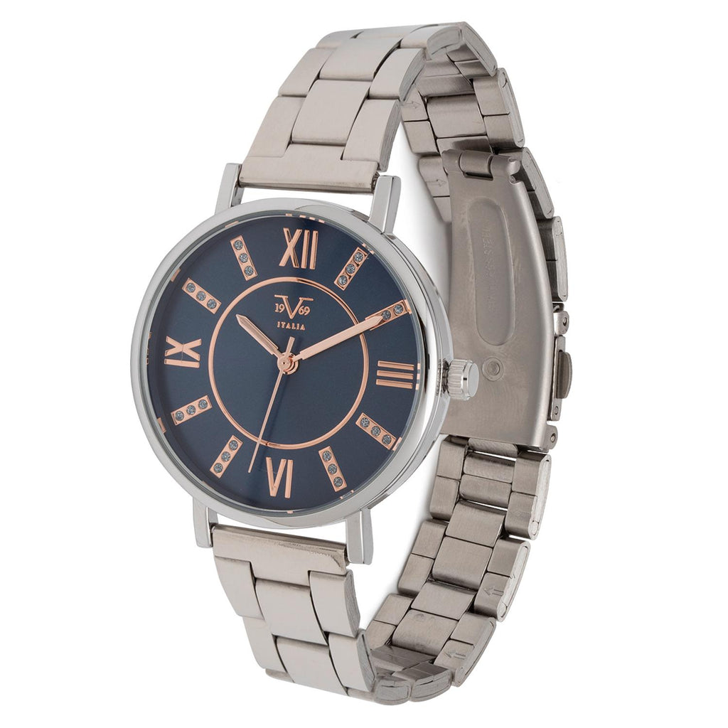Reloj 19v69 Italia V1969-249-7 Plateado Mujer