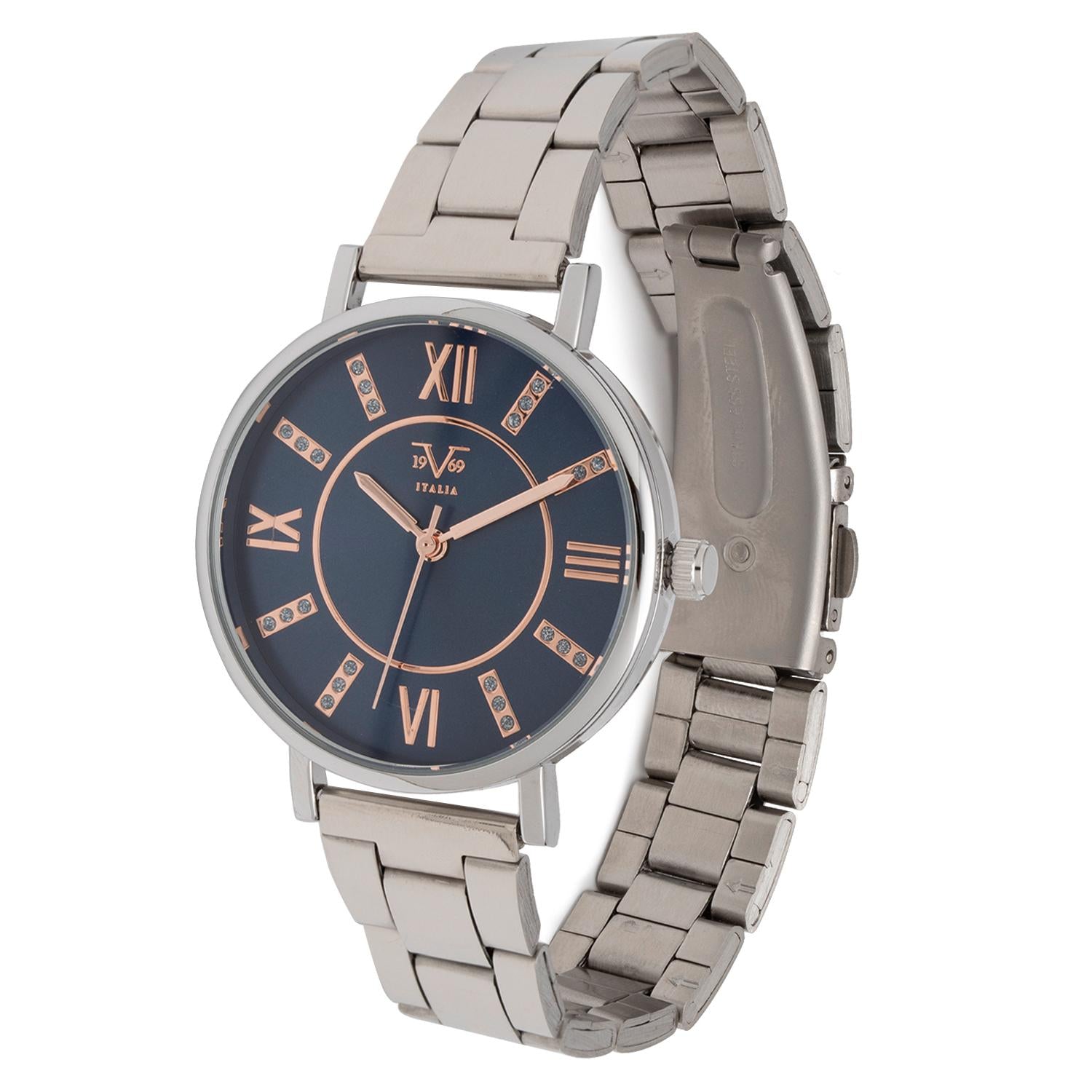 Reloj 19v69 Italia V1969-249-7 Plateado Mujer