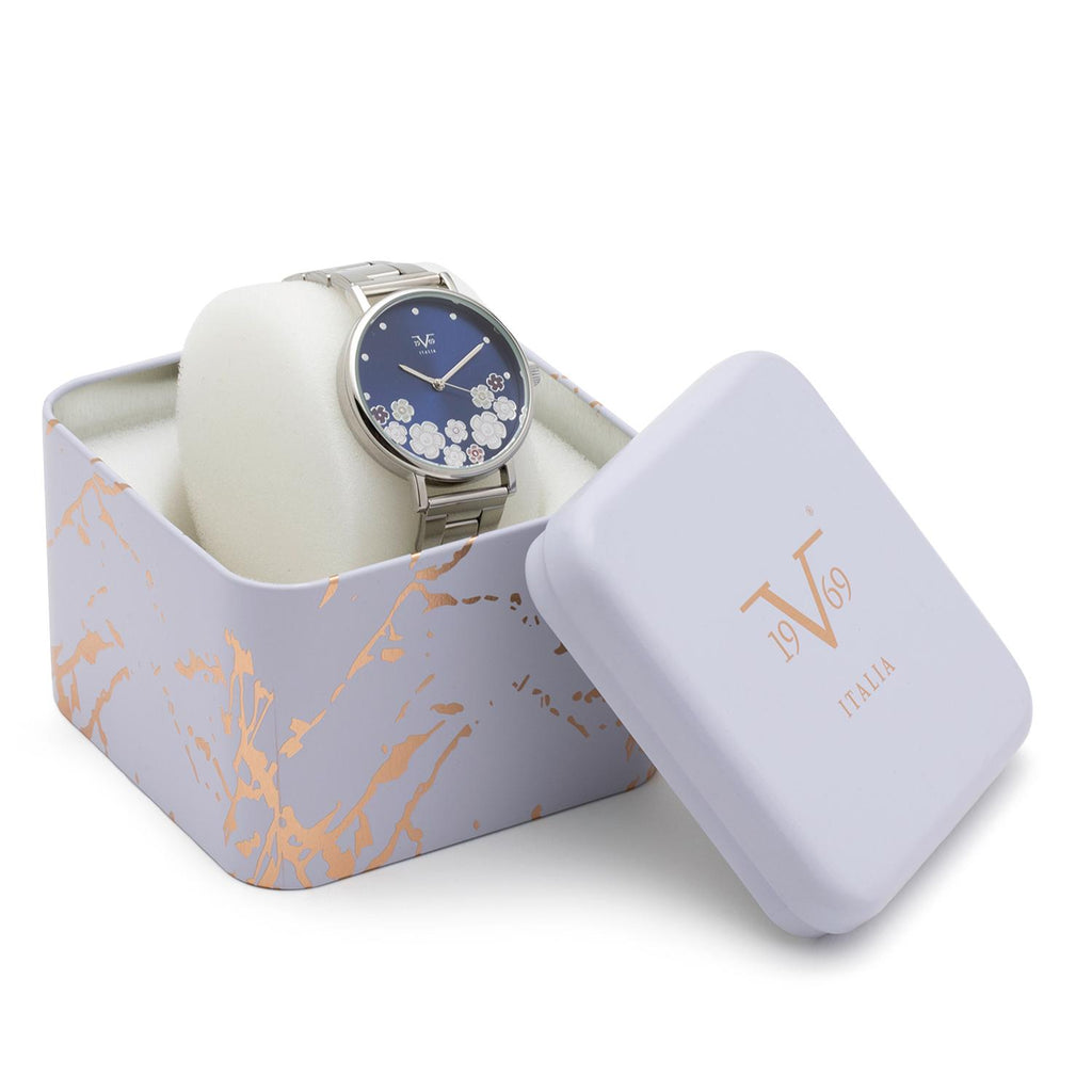 Reloj 19v69 Italia V1969-267-1 Plateado Mujer