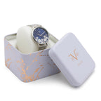 Reloj 19v69 Italia V1969-267-1 Plateado Mujer