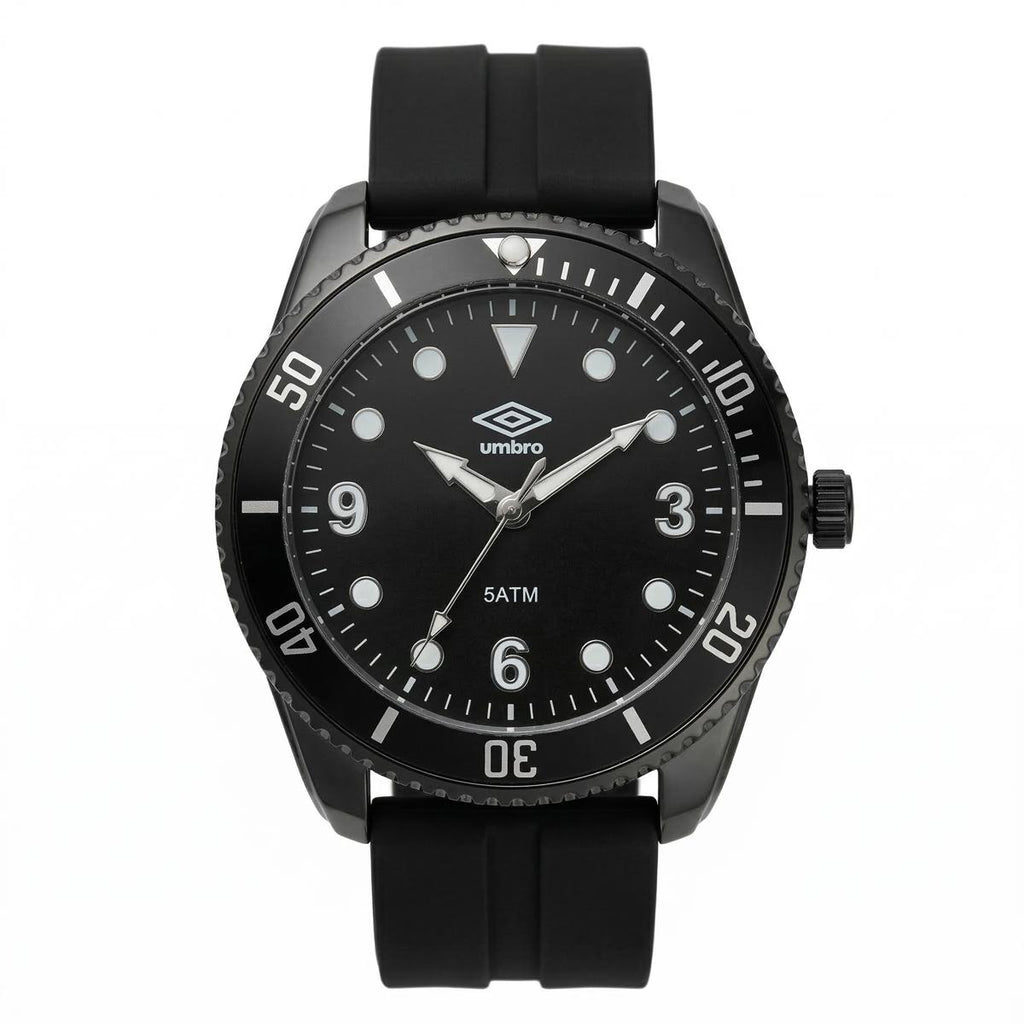 Reloj Análogo Hombre Umbro Plus Negro UMBP-1500-140