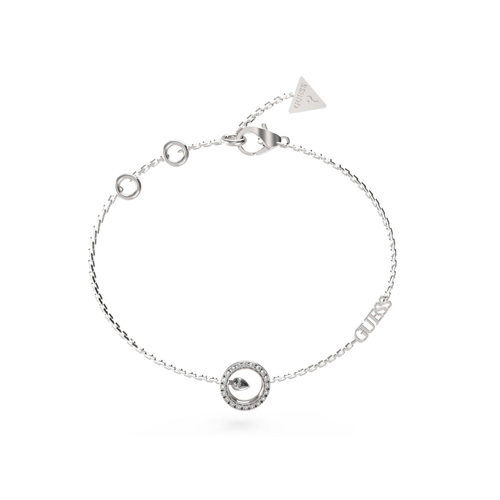 Pulsera Guess Plateada JUBB04656JWRHS