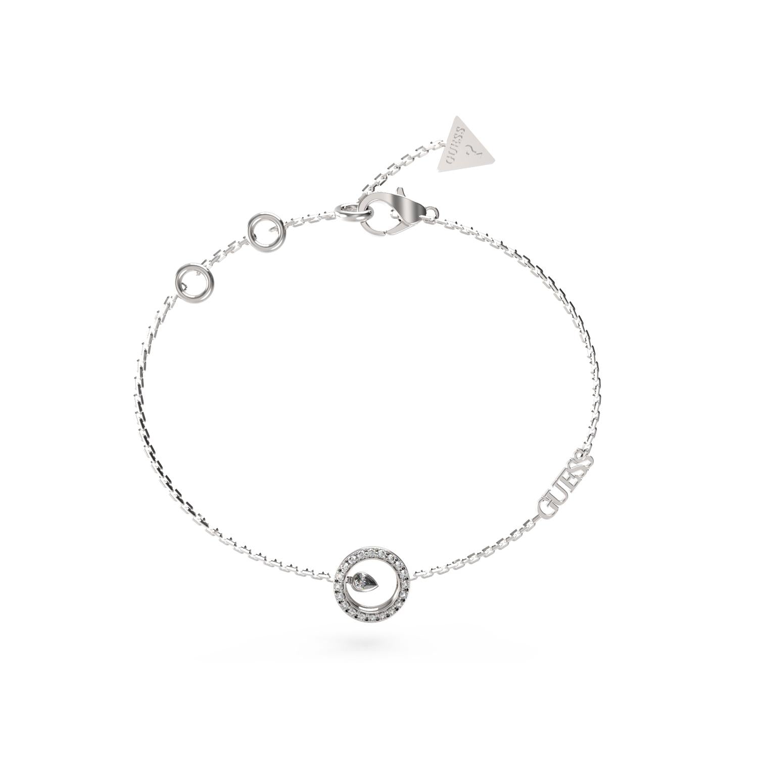 Pulsera Guess Plateada JUBB04656JWRHS