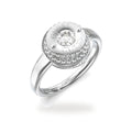 Anillo Mujer Guess Plateado Jubr05556Jwrh52