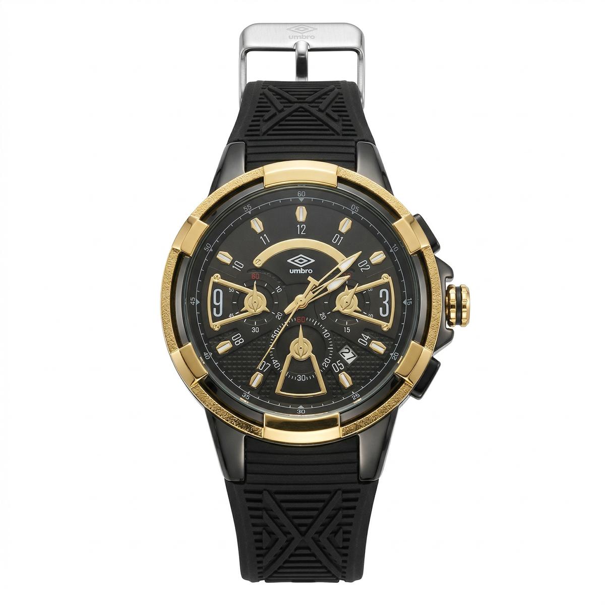 Reloj Análogo Hombre Umbro Plus Negro UMBP-1500-121