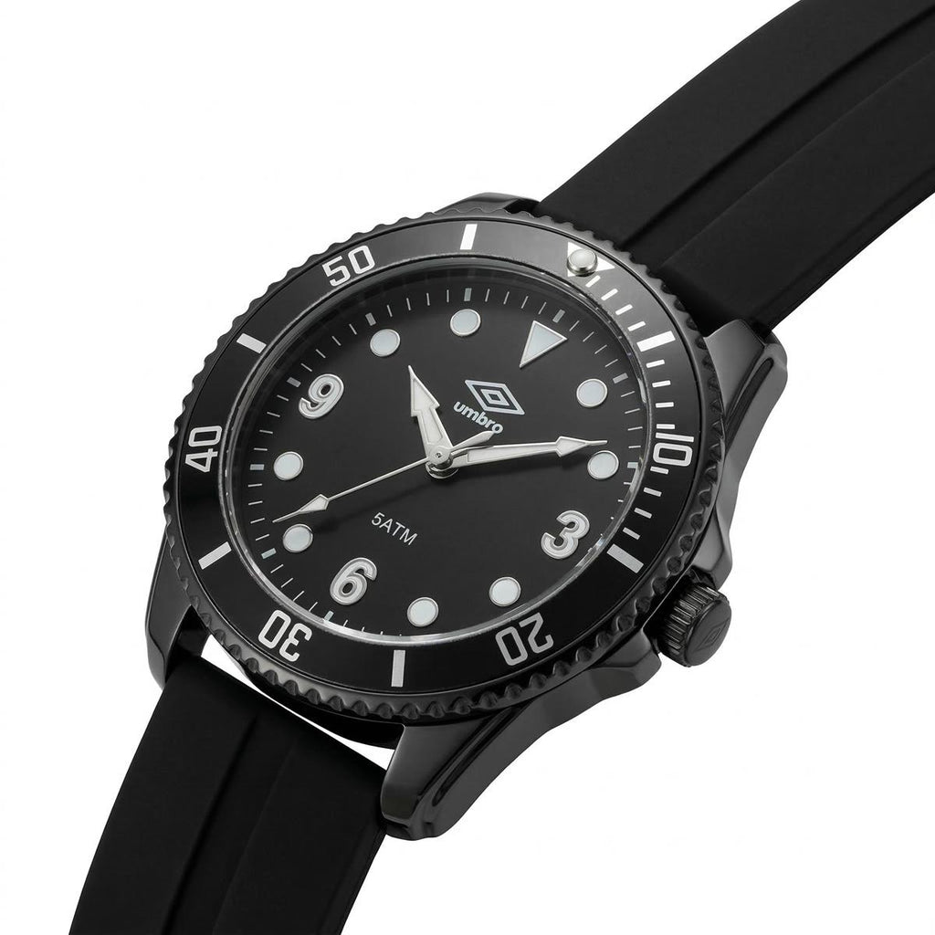 Reloj Análogo Hombre Umbro Plus Negro UMBP-1500-140
