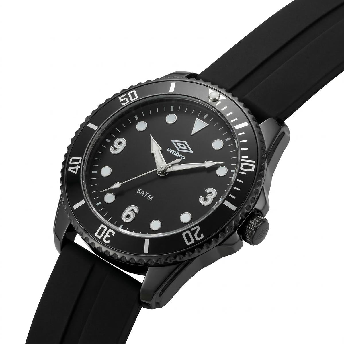 Reloj Análogo Hombre Umbro Plus Negro UMBP-1500-140
