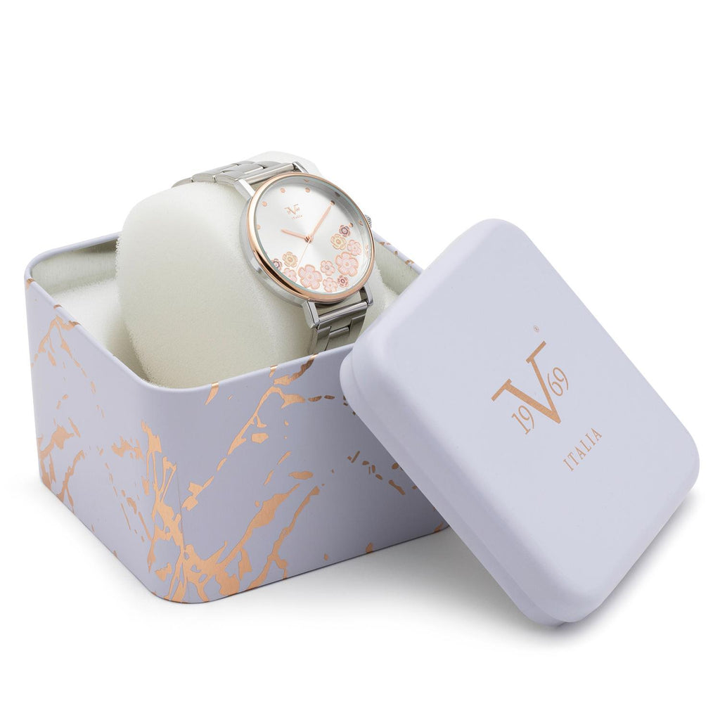 Reloj 19v69 Italia V1969-267-4 Plateado Mujer