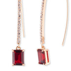 Aros Colgantes Ralph Lauren Rojo Mujer 14G00660