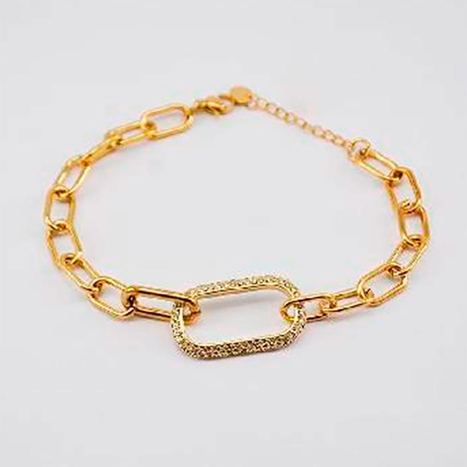 Pulsera  19v69 Dorado Mujer STB033