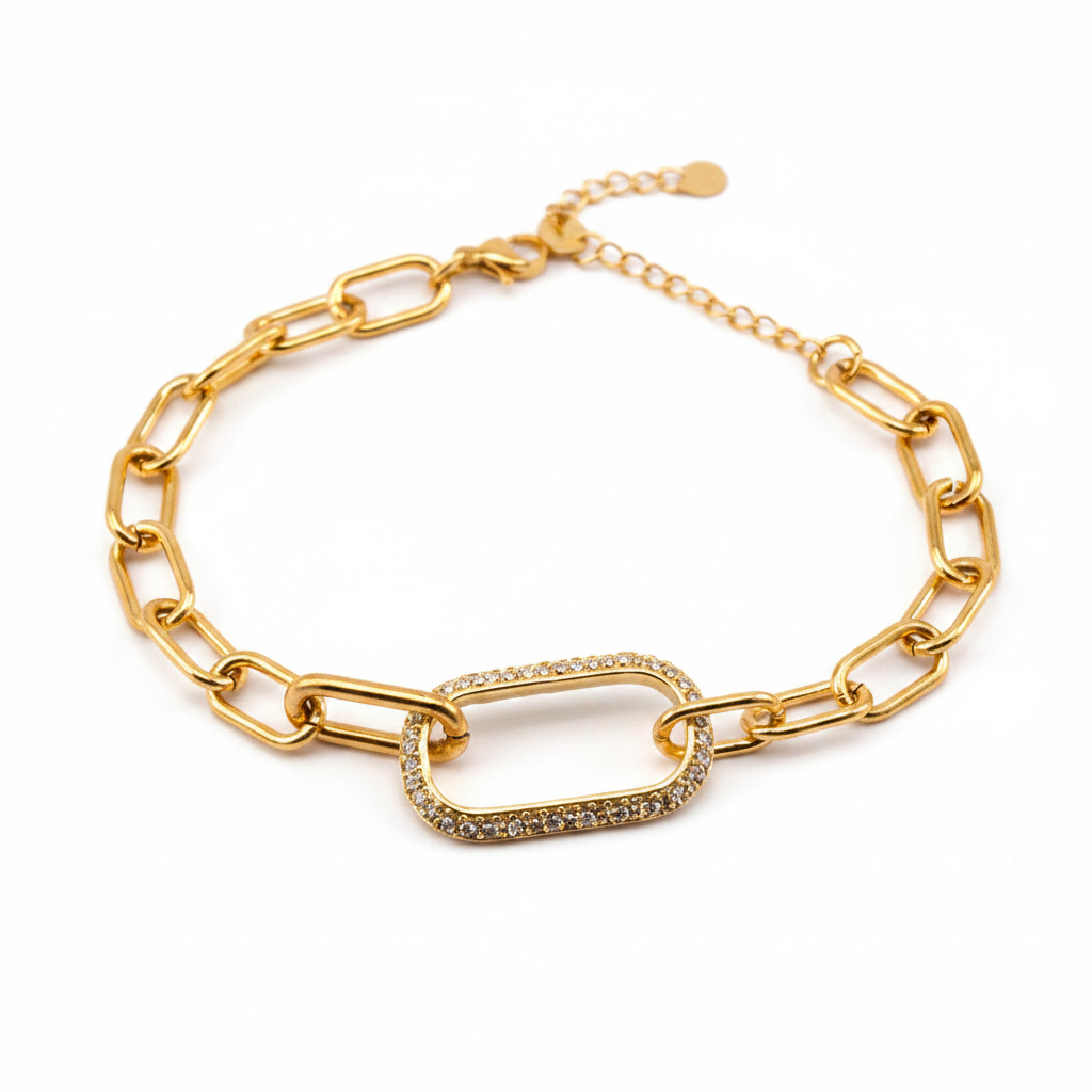 Pulsera  19v69 Dorado Mujer STB033