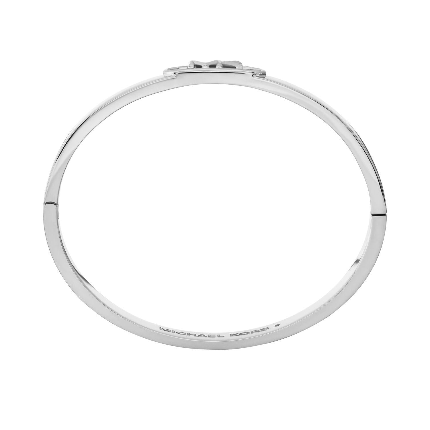Brazalete Michael Kors Plateado Mujer