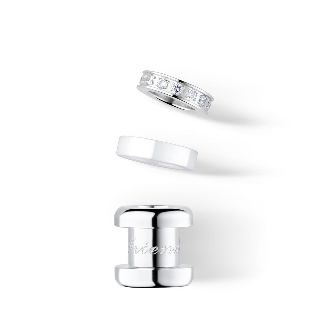 Charm Bering BestFriend-1 Plateado