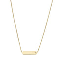 Collar Fossil Dorado Mujer