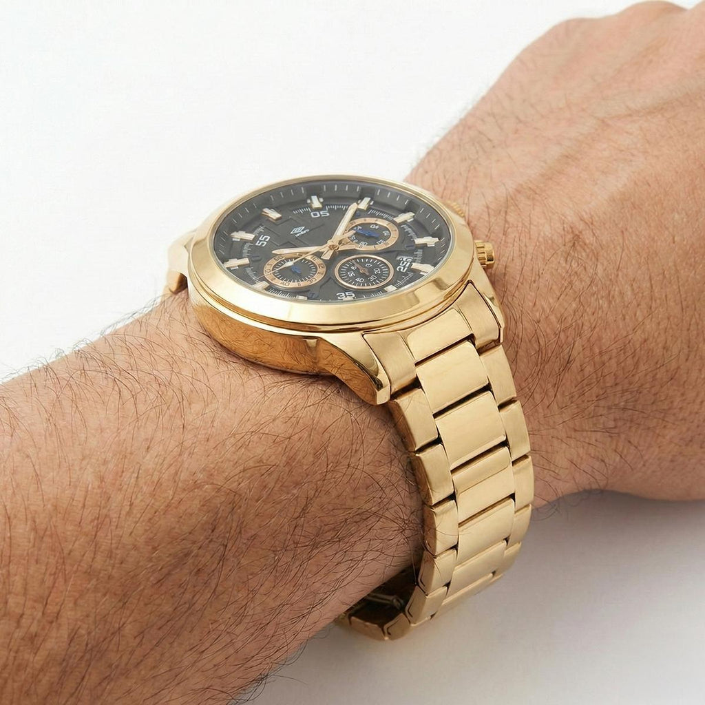 Reloj Análogo Hombre Umbro Plus Dorado UMBP-1500-101