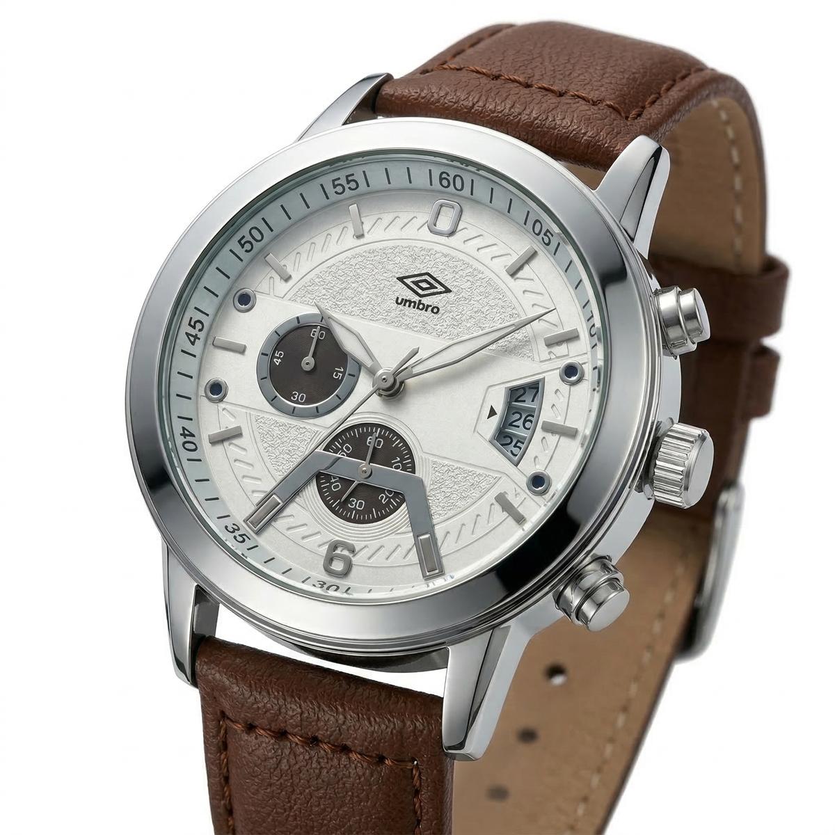 Reloj Análogo Hombre Umbro Plus Café UMBP-1500-200