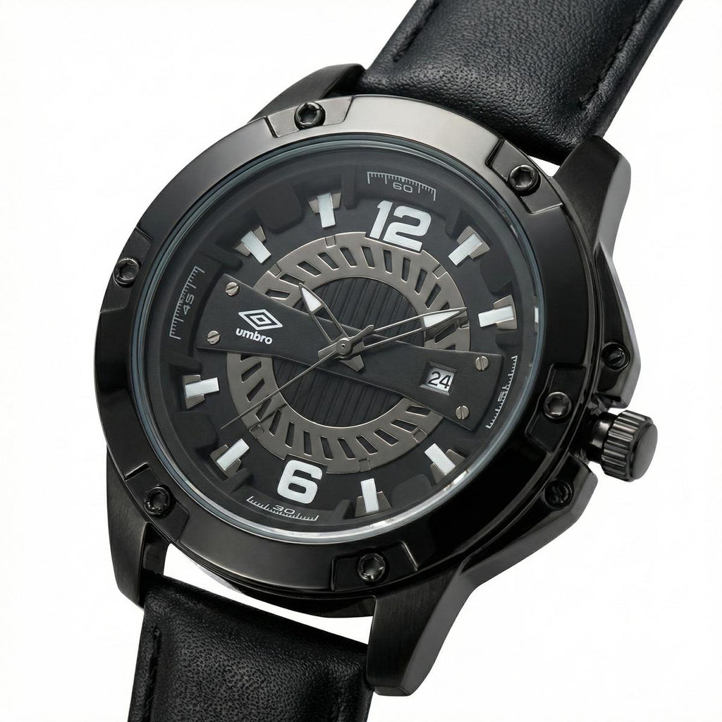 Reloj Análogo Hombre Umbro Plus Negro UMBP-1500-74