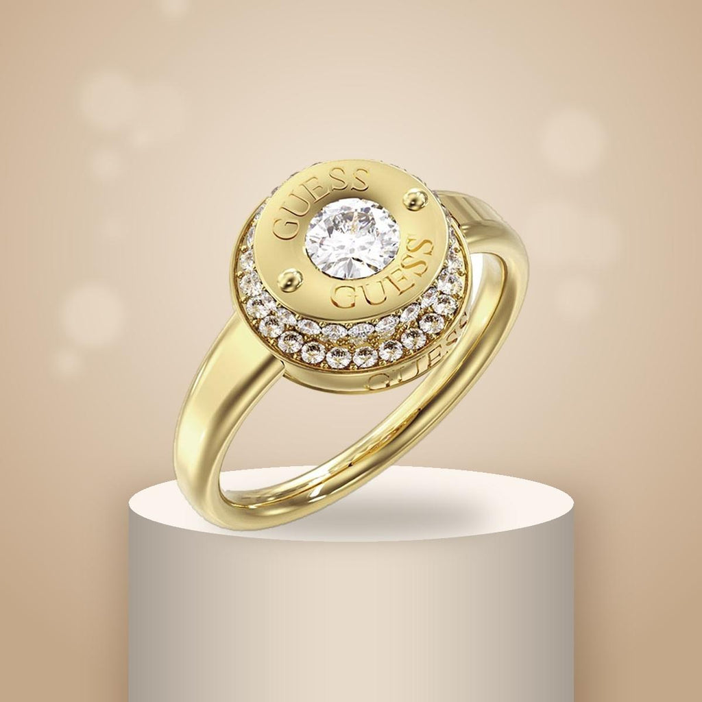 Anillo Mujer Guess Dorado Jubr05556Jwyg54