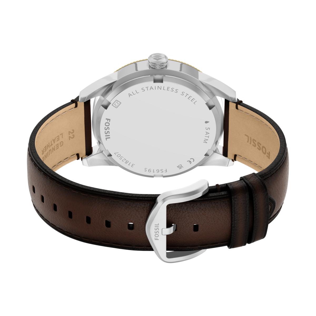 Reloj Hombre Fossil Café FS6195