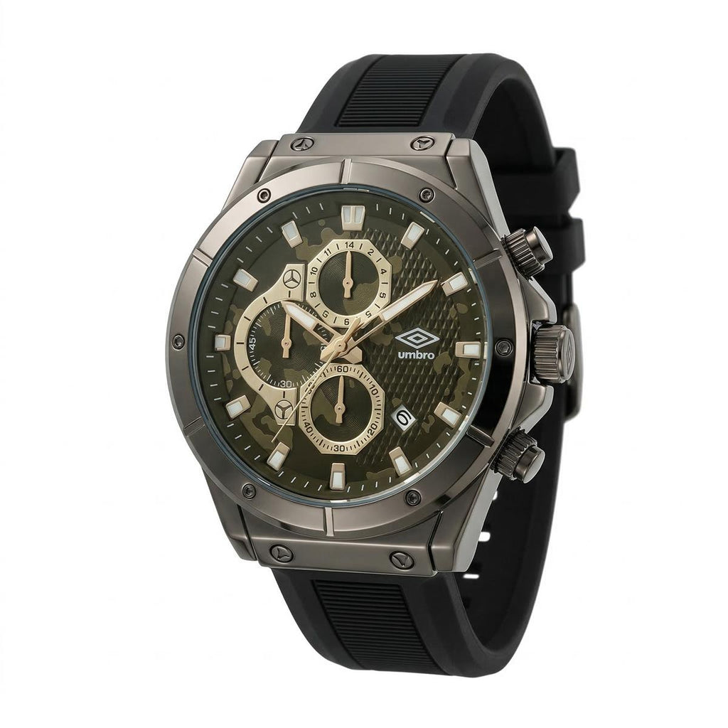 Reloj Análogo Hombre Umbro Plus Negro UMBP-1500-161
