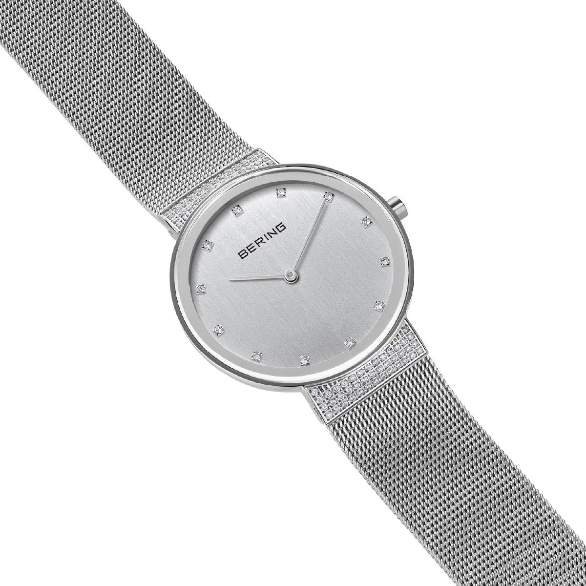 Reloj Análogo Mujer Bering Plateado 10135-000