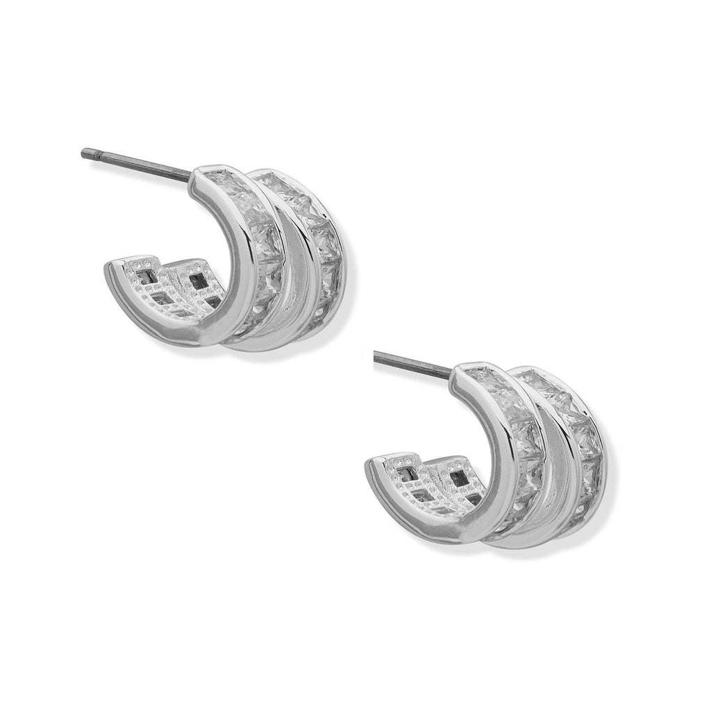 Aros Anne Klein Plateado Mujer 01G00690