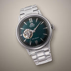 Reloj Análogo Hombre Orient Plateado RA-AG0026E