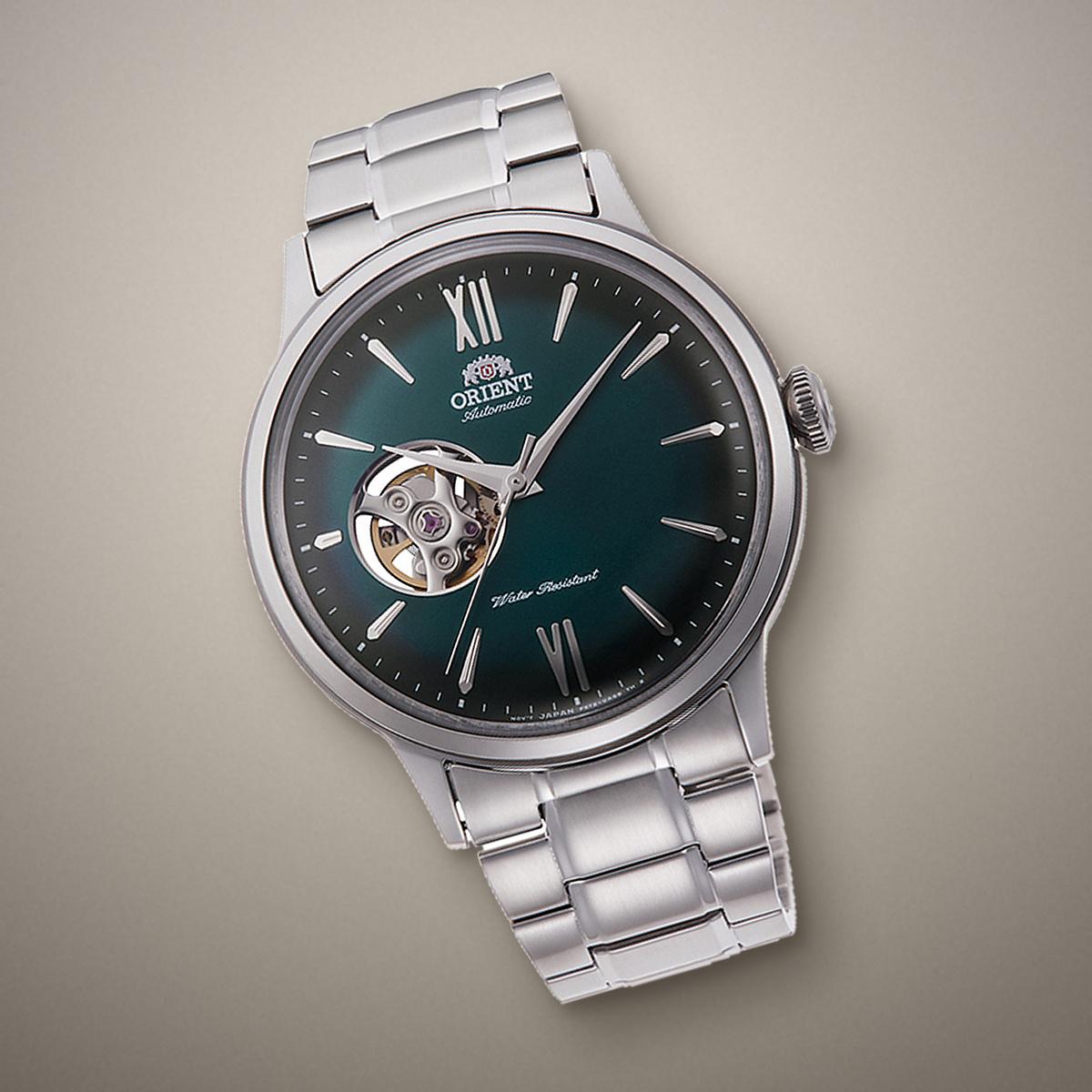 Reloj Análogo Hombre Orient Plateado RA-AG0026E