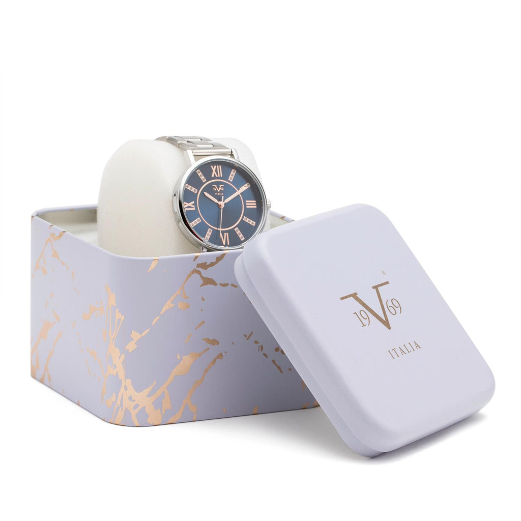 Reloj 19v69 Italia V1969-249-7 Plateado Mujer
