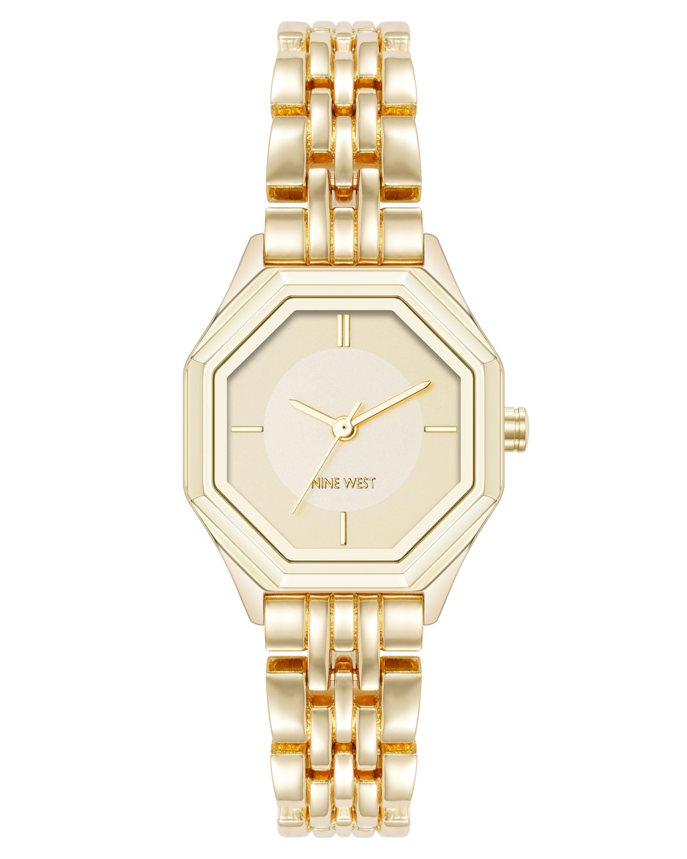 Reloj Análogo Mujer Nine West Dorado NW-3352CHGB
