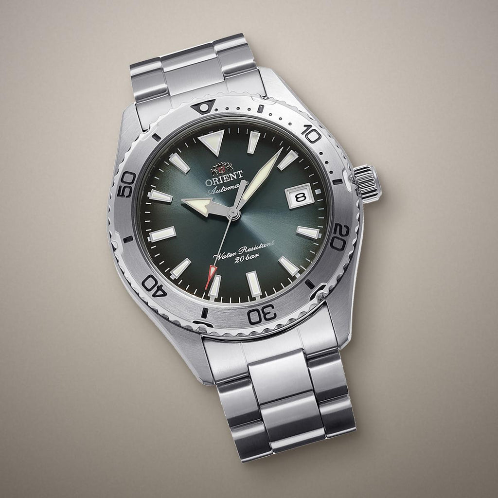 Reloj Buceo Hombre Orient Plateado RA-AC0Q13E