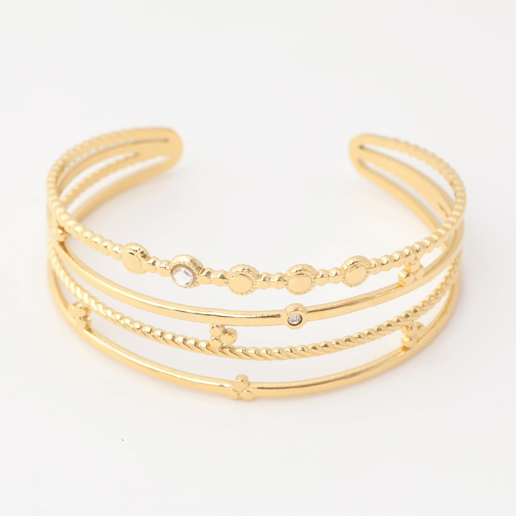 Brazalete 19v69 Dorado Mujer STB134