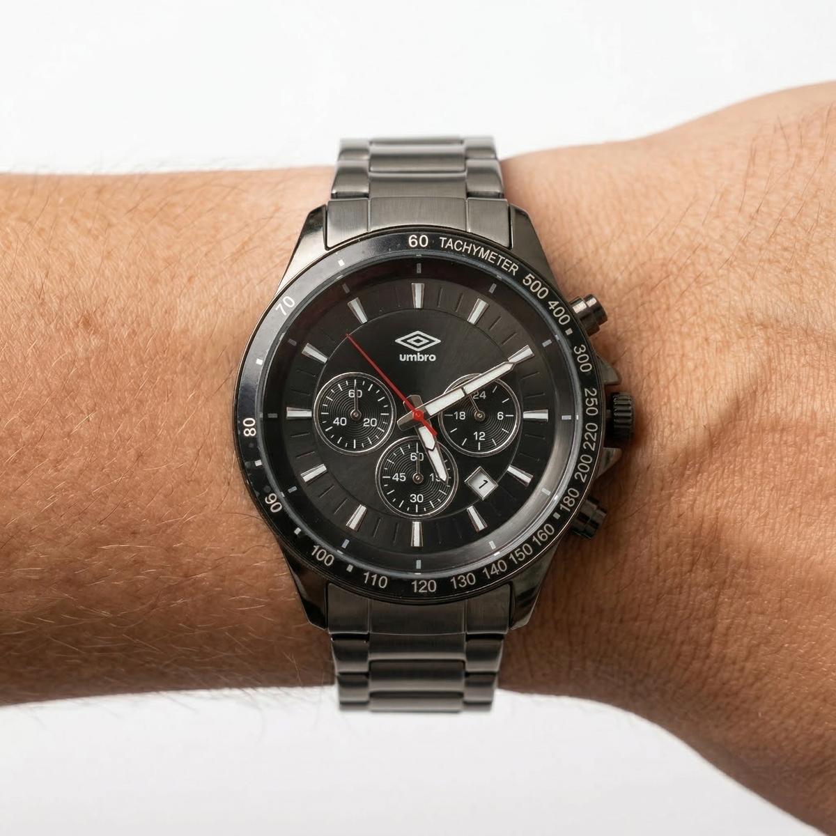 Reloj Análogo Hombre Umbro Plus Gris UMBP-1500-159