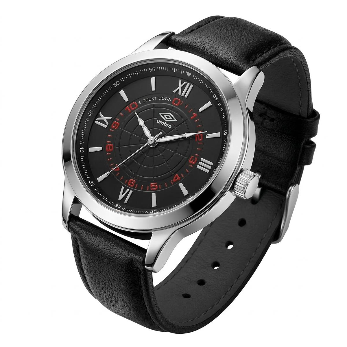 Reloj Análogo Hombre Umbro Plus Negro UMBP-1500-151