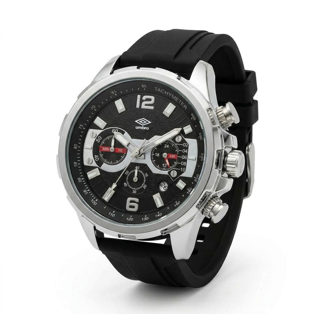 Reloj Análogo Hombre Umbro Plus Negro UMBP-1500-195