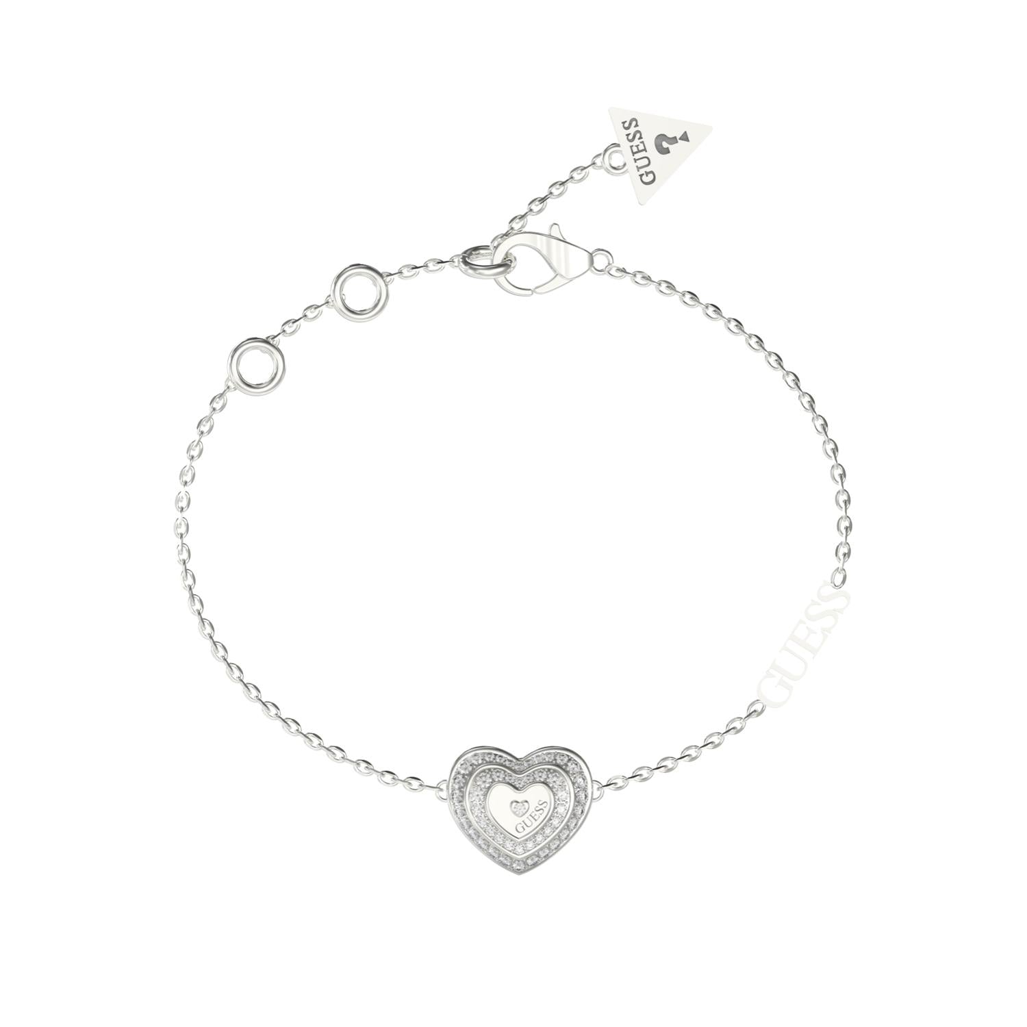 Pulsera Guess Plateada JUBB04031JWRHS