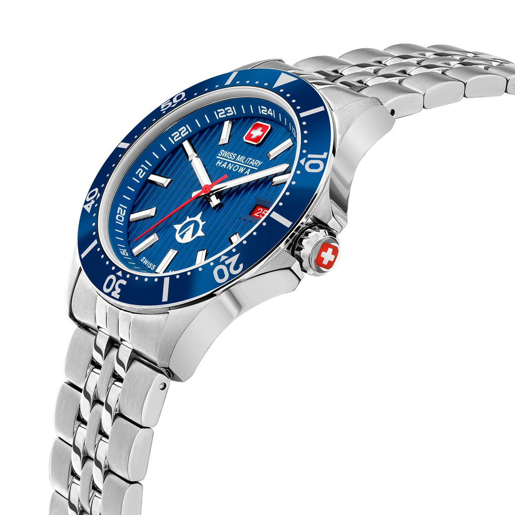 Reloj  Hombre Swiss Military Hanowa Plateado SMWGH2100602