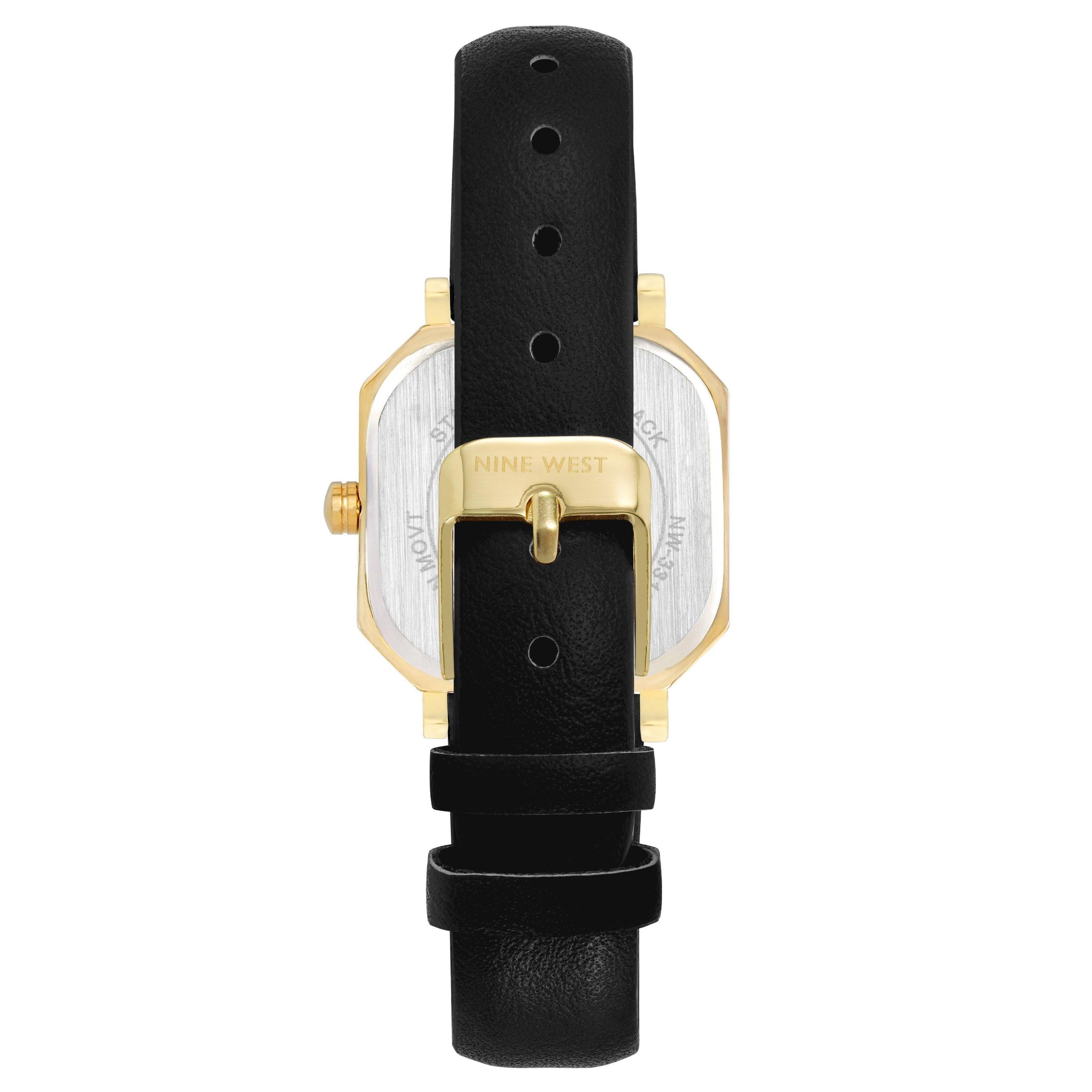 Reloj Análogo Mujer Nine West Negro NW-3312GPBK