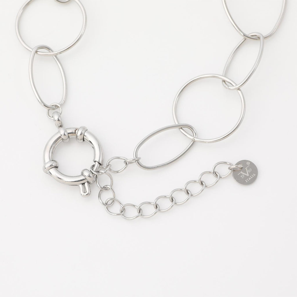 Collar 19V69 Italia Plateado Mujer STNE600