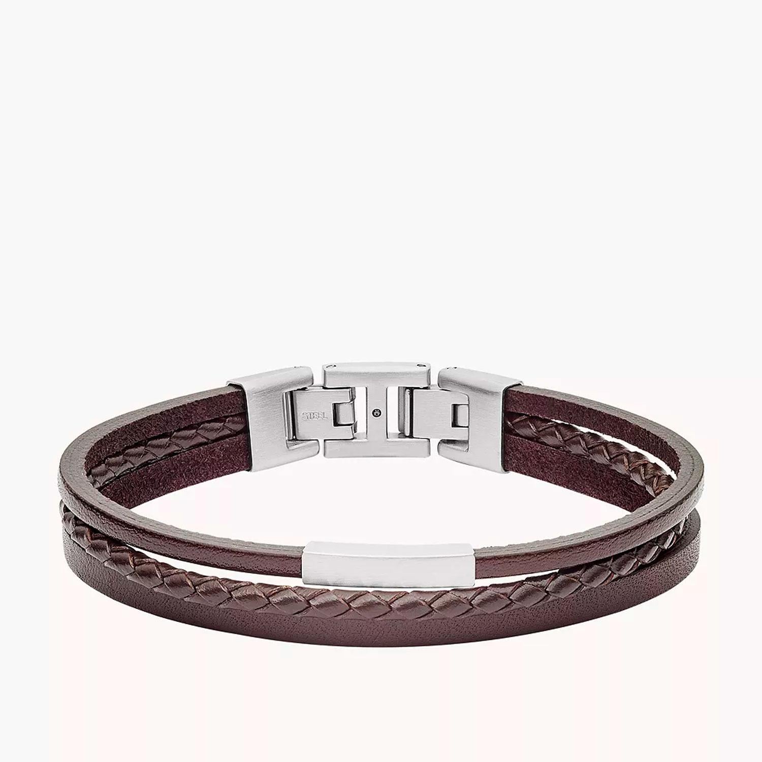 Brazalete Fossil Café Hombre JF03323040